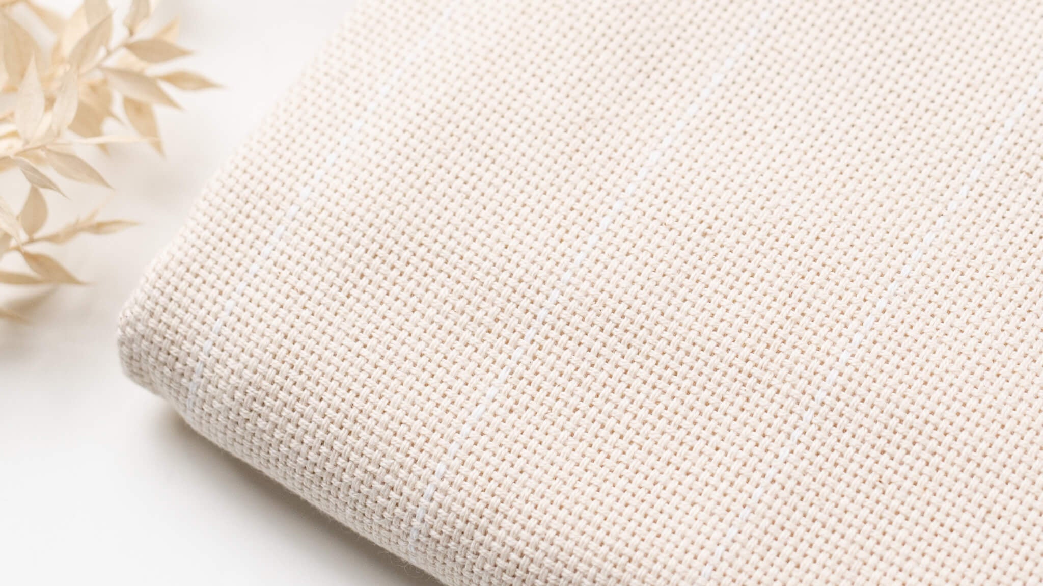 monks cloth punch needle fabric