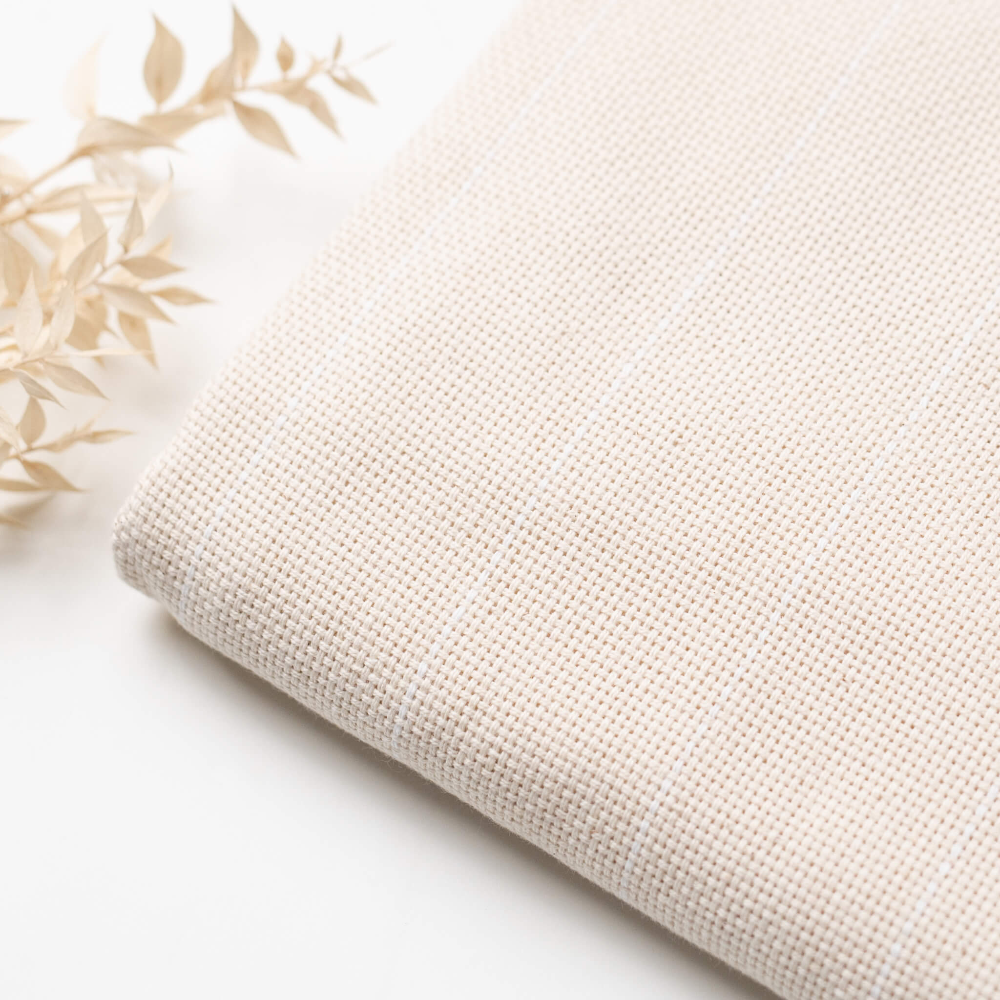 monks cloth punch needle fabric