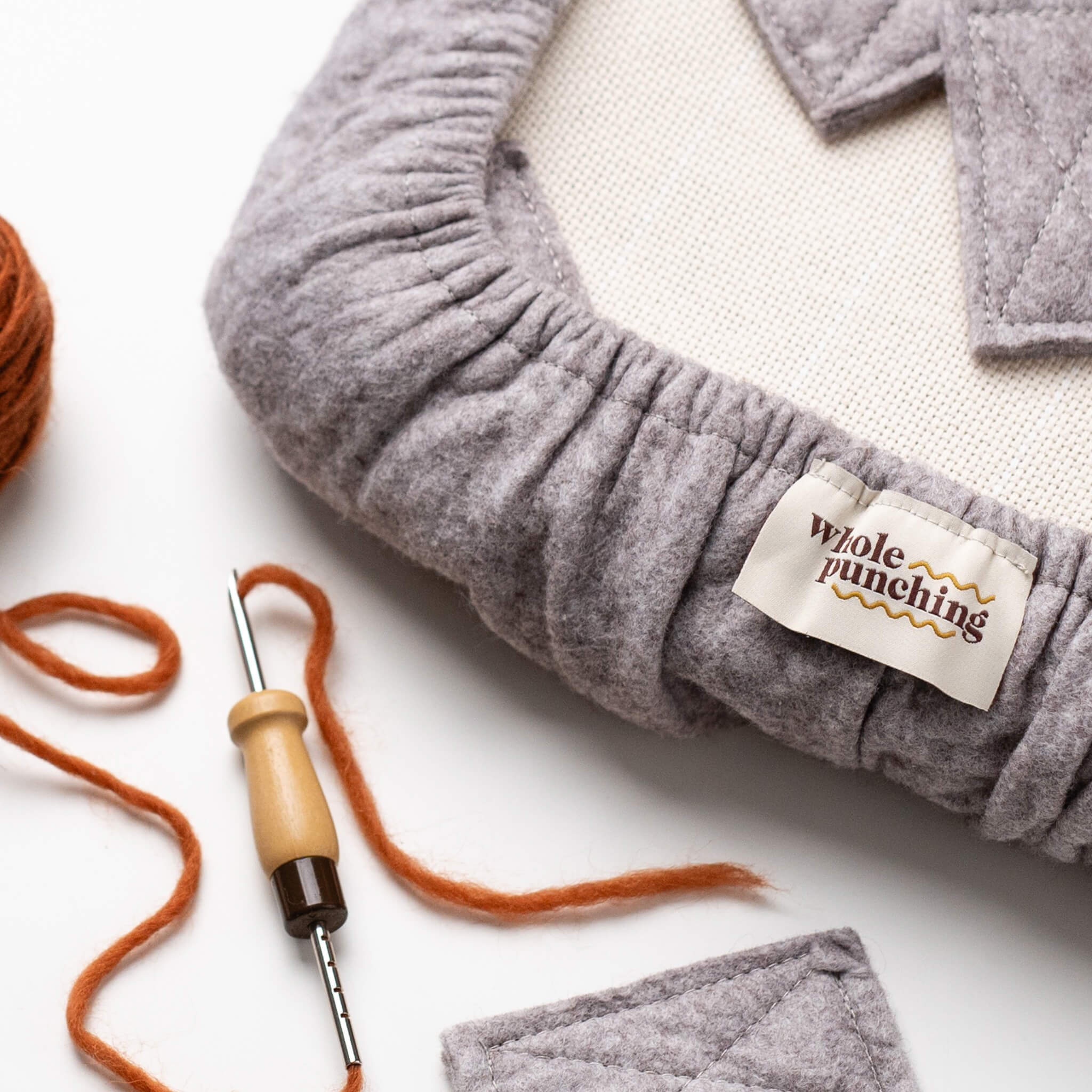 cover for punch needle gripper strip frame