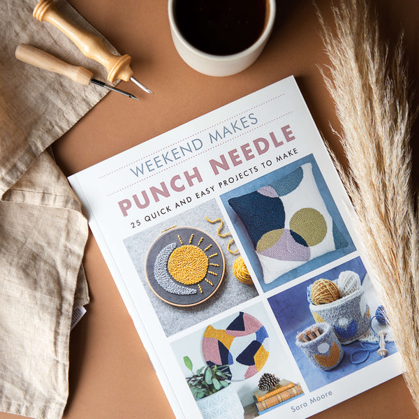 Five punch needle projects to make this autumn from my book, Weekend Makes: Punch Needle