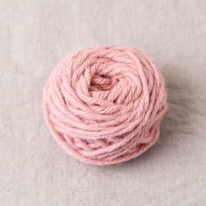 Peachy Pink 100% wool punch needle rug yarn