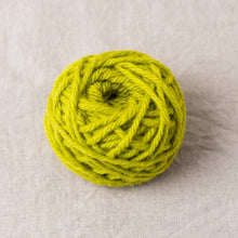 Load image into Gallery viewer, Chartreuse 100% wool punch needle rug yarn
