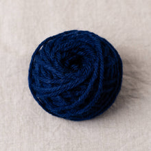 Load image into Gallery viewer, Navy Blue 100% wool punch needle rug yarn
