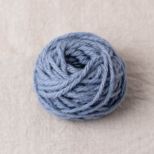 Mid Denim Blue 100% wool punch needle rug yarn
