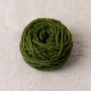 Olive Green 100% wool punch needle rug yarn