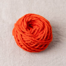 Load image into Gallery viewer, Flame Orange100% wool punch needle rug yarn