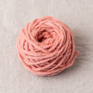Coral 100% wool punch needle rug yarn