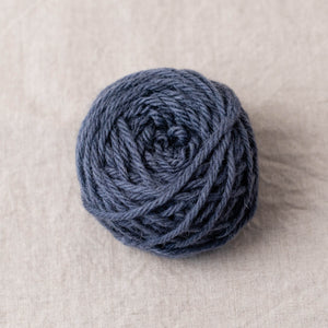 Charcoal Blue 100% wool punch needle rug yarn