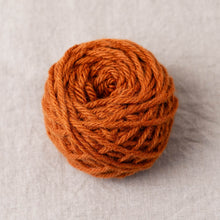 Load image into Gallery viewer, Burnt Orange 100% wool punch needle rug yarn