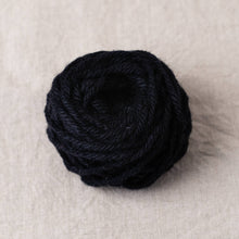 Load image into Gallery viewer, Black 100% wool punch needle rug yarn