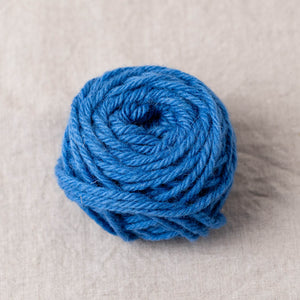 Azure Blue 100% wool punch needle rug yarn