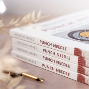 Weekend makes punch needle book by Sara Moore