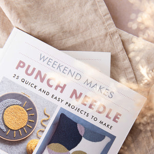 Weekend makes punch needle book by Sara Moore