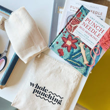 Load image into Gallery viewer, punch needle books and supplies for workshop