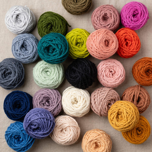 100% wool rug yarn ultimate punch needle bundle