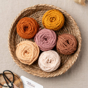 100% wool punch needle rug yarn