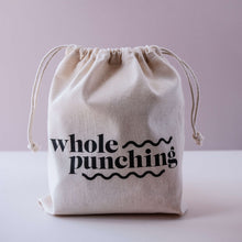 Load image into Gallery viewer, whole punching canvas project bag