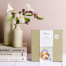 Load image into Gallery viewer, Daisies intermediate punch needle / tufting kit and video tutorial