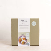 Load image into Gallery viewer, Daisies intermediate punch needle / tufting kit and video tutorial