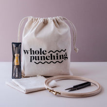Load image into Gallery viewer, DIY chunky punch needle kit with 100% wool yarn