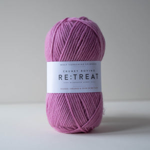 Ball of pink escape west yorkshire spinners re:treat yarn