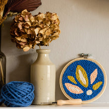 Load image into Gallery viewer, Summer leaves punch needle kit for beginners